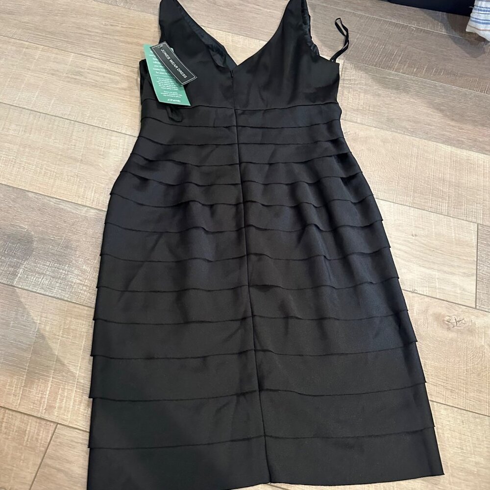 JONES WEAR WOMENS DRESS SIZE 10 BLACK NEW COCKTAIL PARTY - Picture 10 of 10